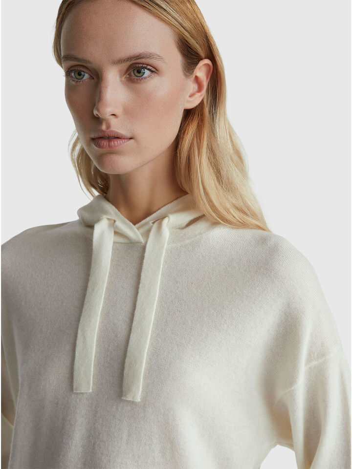 SWEATER W/HOOD Women image number 4